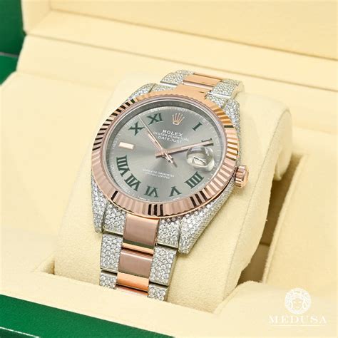 rolex datejust wimbledon everose|rolex datejust wimbledon dial review.